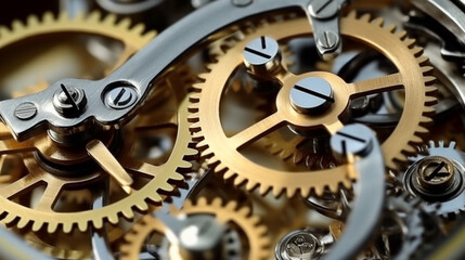 Watch mechanism made with AI generative technology