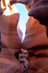 Sunset Colors of Lower Antelope Canyon