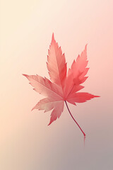 A beautiful leaves. AI generative