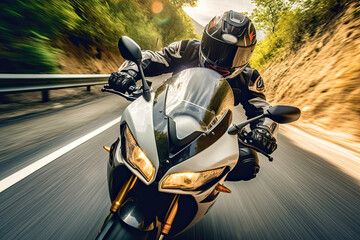 The Essence of Motorbike Riding. Generative AI