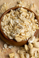 Peeled hard dried cashew nuts