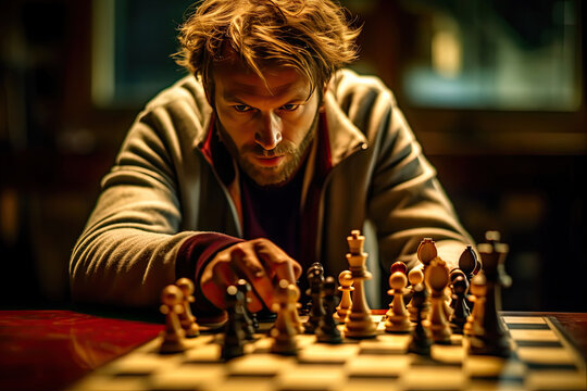 Chess Master stock photo. Image of person, intelligent - 36303030