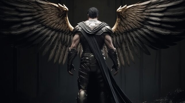 Winged Man Color