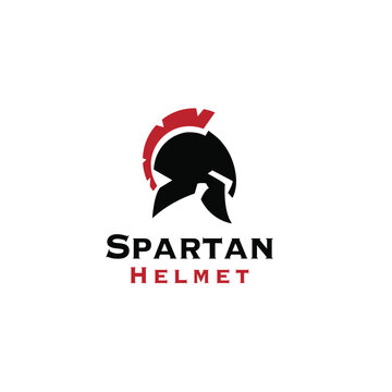 Spartan Helmet Logo Vintages Warrior