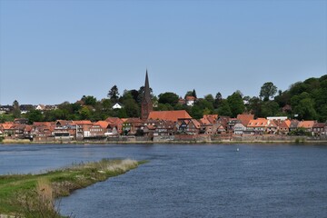 Panorama von Lauenburg an der Elbe