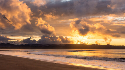 Captivating Sunset on the Beach in Nuqui, Colombia
