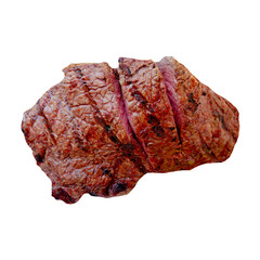 Black angus steak isolated png file