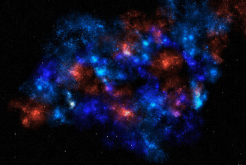 Fototapeta premium Starry galaxy dark infinite milky way twinkle cosmos astrology interstellar background