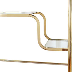 Hollywood regency grass and glass etagere. Post-modern metal bookshelf. No background png.