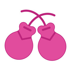 Isolated colored castanets musical instrument icon Vector illustration