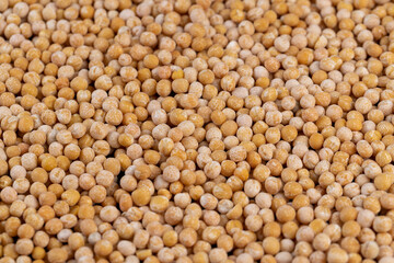 Dry hard yellow peas for cooking porridge