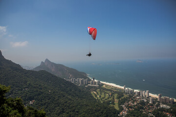 Pedra Bonita, Rio de Janeiro, rampa de asa delta e parapente.
