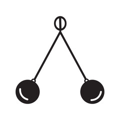 lato-lato toys icon vector design template © Catur