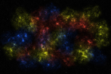 Fototapeta premium Starry galaxy dark infinite milky way twinkle cosmos astrology interstellar background
