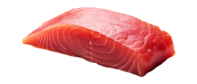 Tuna filet isolated - Generative AI