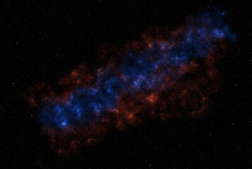 Starry galaxy dark infinite milky way twinkle cosmos astrology interstellar background