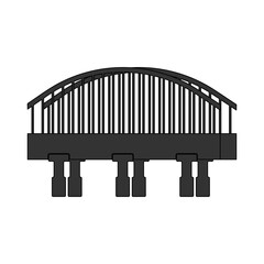 bridge icon vector illustration design