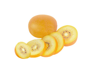 Juicy kiwi fruit isolated on transparent png