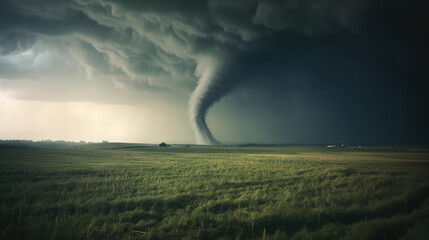 Fototapeta na wymiar F7 Tornado Thunderstorm