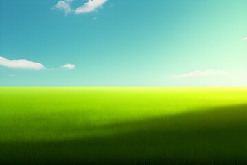 Obraz na płótnie Canvas green grass field. Generative AI