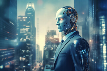 futuristic AI technology business