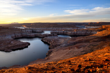 Landscape photograph of Wahweap Overlook in Page, Arizona. Lake Powell.