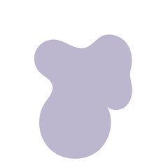 Muted Purple Abstract Shape Vectors 