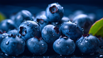 Blueberries Close Up Berry Fruits Food 4k Background , Generative AI
- 615279027
