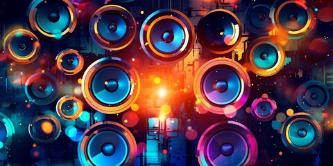 Abstract background, generative AI