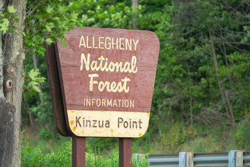 Allegheny national fores Kinzua point vacation destination Pa copy space travel graphic resources, summer day, hot weather, valley lake 
