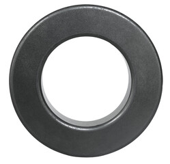 Ring made of ferrite for radio use
