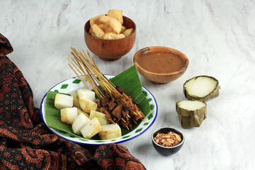 Sate Padang, Traditional Food Beef Satay from Padang