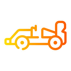 racing Line Gradient Icon