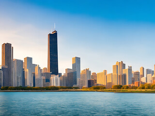 Obraz premium Chicago skyline picture 