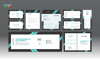 Health print Stationary design for medical