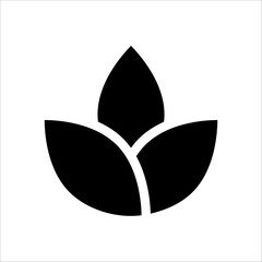 lotus icon. spa vector illustration on white background
