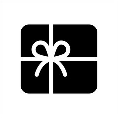 Gift Box icon design template. Trendy style, vector on white background. EPS 10