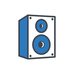 Speaker Sound Icon Vector On Trendy Design