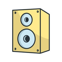 Speaker Sound Icon Vector On Trendy Design