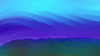 Fototapeta na wymiar hand-drawn brush abstract sky background 