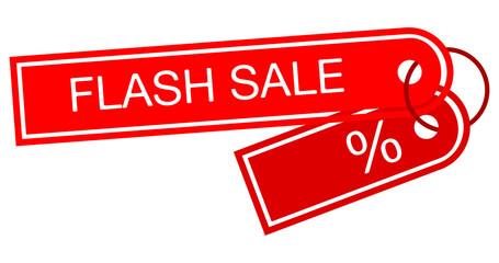 flash sale stickers illustration design background