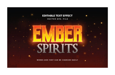 Editable Flaming Fire Text Effect Design