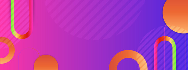 Vector shapes banner colorful colourful abstract geometric background