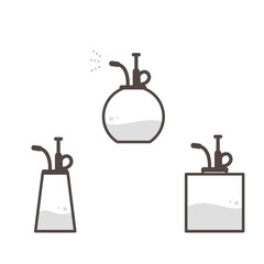 シンプルな霧吹き　イラスト素材　アイコン