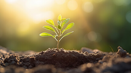 Photo close up of soybean plant in cultivated agricultural field, agriculture and crop protection, generative ai