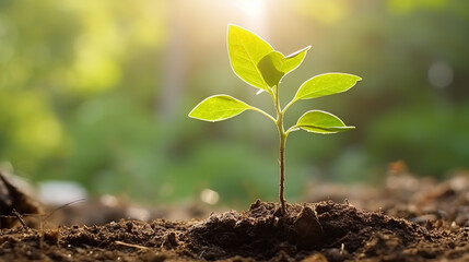 Photo close up of soybean plant in cultivated agricultural field, agriculture and crop protection, generative ai
