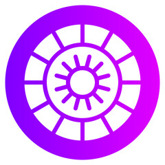 Obraz premium horoscope gradient icon