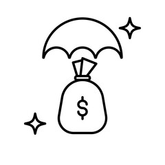 Account access business and finance icon with black filled outline style. element, badge, silhouette, laptop, website, identification, graphic. Vector Illustration