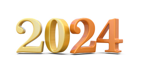 Gold 2024 New Year