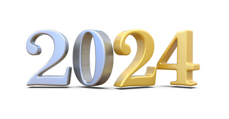 Gold 2024 New Year
